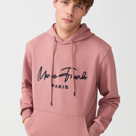 Fontaine : Sweat à Capuche Avec Logo Signature Brodé