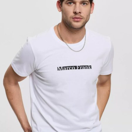 André : T-Shirt avec Logo Imprimé